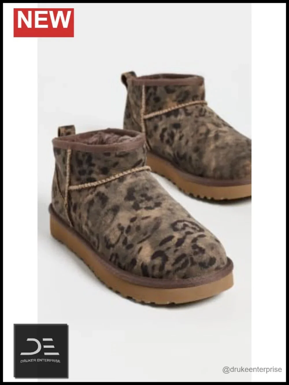UGG Classic Ultra Mini Spotted Suede Ankle Boots Women's